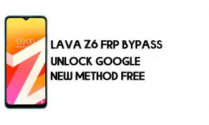 PC 없이 Lava Z6 FRP 우회 - Google 계정 잠금 해제 - Android 10