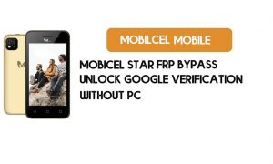 Mobicel Star FRP Bypass sem PC - Desbloquear Google [Android 8.0.1] gratuitamente