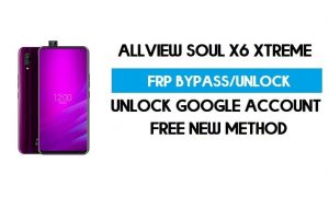 Allview Soul X6 Xtreme FRP Bypass Android 9.0 - Gmail'in kilidini ücretsiz açın