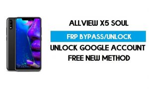 PC가 없는 Allview X5 Soul FRP 우회 Android 8.1 - GMAIL 잠금 해제