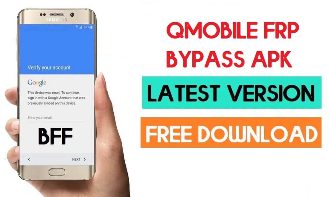 Qmobile FRP Bypass APK Latest Version Free Download