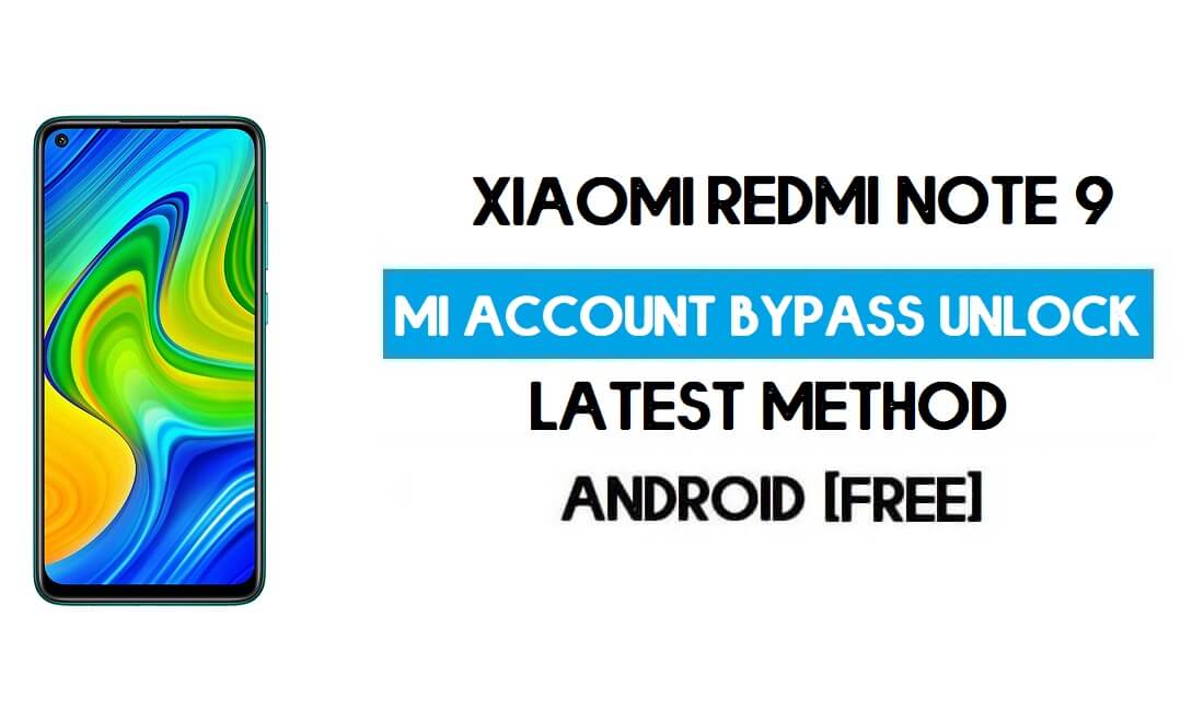 Xiaomi Redmi Note 9 Mi-account verwijderen met SP Flash Tool Gratis