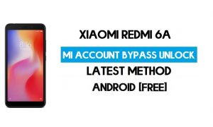 Xiaomi Redmi 6A Mi Account Remove With SP Flash Tool Free