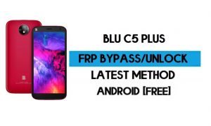 BLU C5 Plus FRP 우회 – PC 없이 Google GMAIL 확인(Android 8.1 Go) 잠금 해제