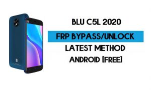 BLU C5L 2020 Contournement FRP sans PC - Déverrouillez Google Gmail Android 10