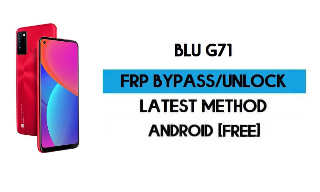 BLU G71 Обход FRP без ПК - разблокировка блокировки Google Gmail Android 10
