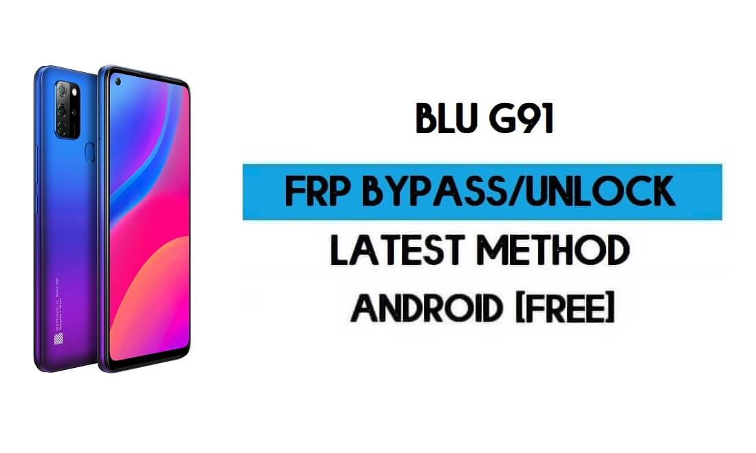 BLU G91 FRP Bypass بدون جهاز كمبيوتر - فتح قفل Google Gmail Android 10