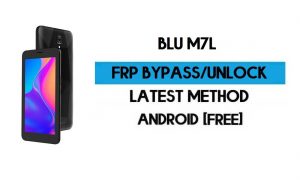 BLU M7L FRP Bypass โดยไม่ต้องใช้พีซี - ปลดล็อค Google Gmail Android 10 Go