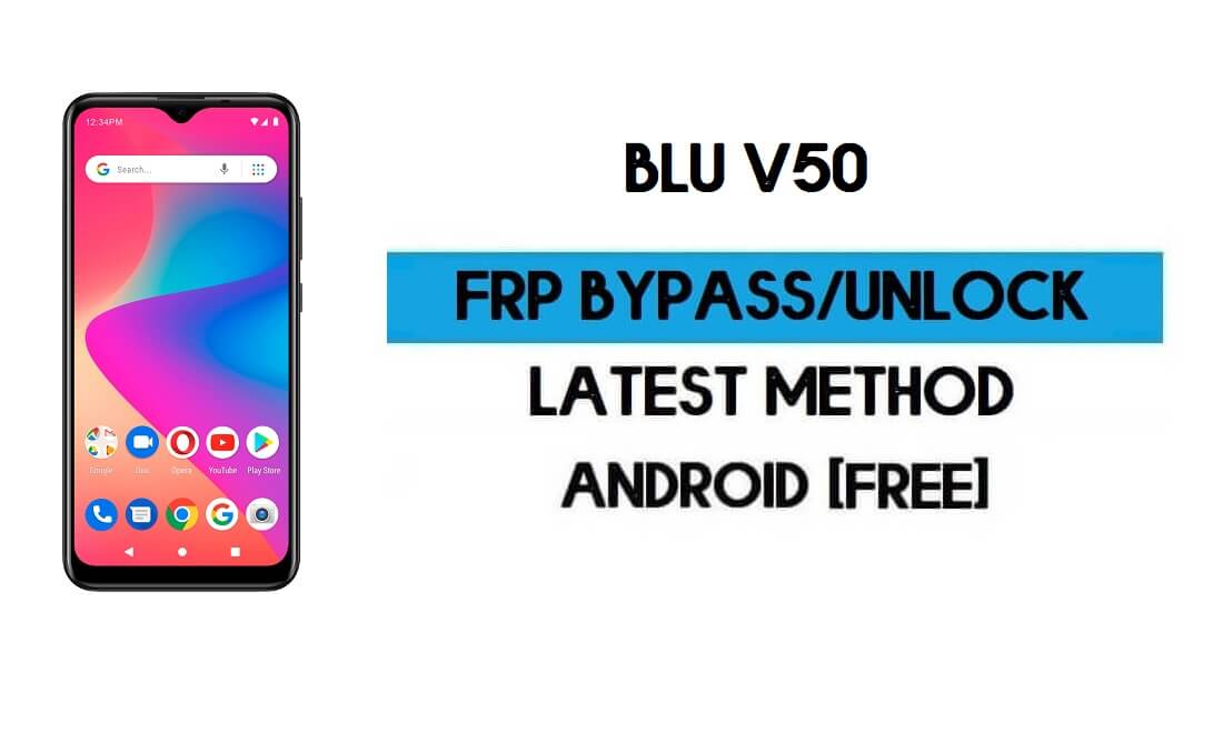 BLU V50 FRP Bypass zonder pc - Ontgrendel Google Gmail-slot Android 10