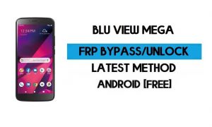BLU View Mega FRP Bypass sin PC - Desbloquear Google Gmail Android 9