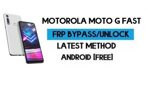 Motorola Moto G Fast FRP ล็อคบายพาส 2021 | Android 10 ปลดล็อค Google GMAIL (ไม่มีพีซี)