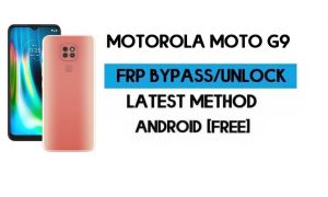Motorola Moto G9 FRP Lock Bypass Android 10 - Desbloquear Gmail Lock gratis