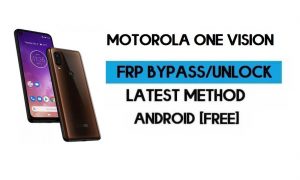 Contournement du verrouillage Motorola One Vision FRP 2021 | Android 10 Déverrouiller Google GMAIL (sans PC)