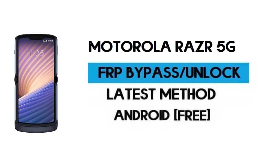 Motorola Razr 5G FRP Bypass Without PC - Unlock Gmail Android 11