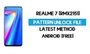 Arquivo de desbloqueio de padrão Realme 7 RMX1825 - Remover sem autenticação - Ferramenta SP