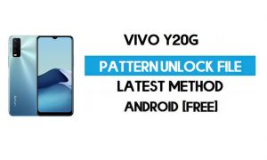 Vivo Y20G V2037 Pattern Unlock File (Remove Screen Lock) Without AUTH - SP Flash Tool