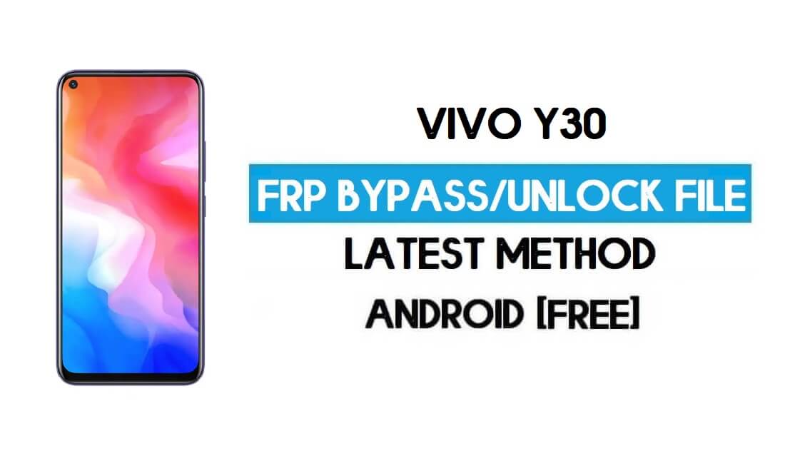 Vivo Y30(1938) FRP 우회 파일(인증 없이 제거) SP 도구 무료