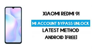 Xiaomi Redmi 9i Mi Account Remove With SP Flash Tool Free