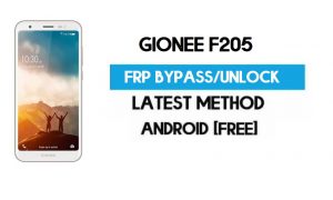 Gionee F205 FRP Bypass – Ontgrendel Gmail Lock Android 7.1 (zonder pc)