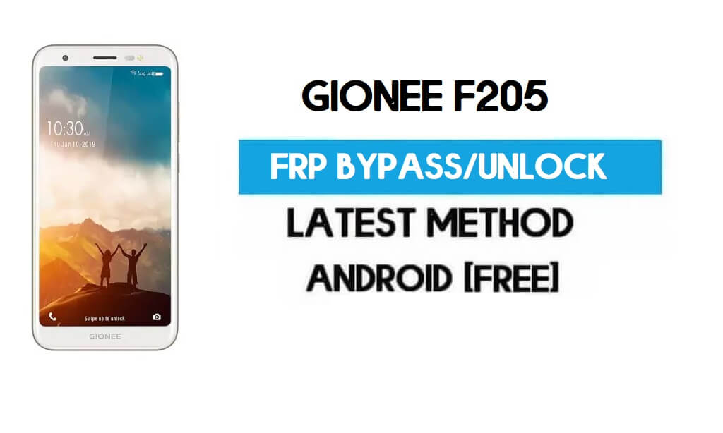 जियोनी F205 FRP बाईपास - जीमेल लॉक एंड्रॉइड 7.1 अनलॉक करें (पीसी के बिना)