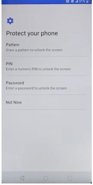 Select pattern to LG Android 8.1 FRP Bypass Unlock Google GMAIL Lock Account Verification Reset