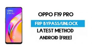 Oppo F19 Pro Android 11 FRP Bypass – Desbloquear Gmail sem PC grátis
