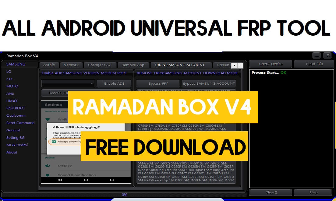Ramadan Box v4 Ultimo - Strumento FRP universale per tutti Android (2021)
