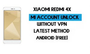 Xiaomi Redmi 4X Mi-account Bestand verwijderen zonder VPN Qfil Tool Gratis