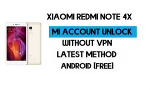 Xiaomi Redmi Note 4X Mi-account verwijderen met Qfil Tool [MIUI 11] gratis