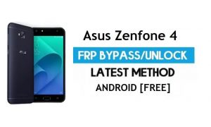 Asus Zenfone 4 ZE554KL FRP Bypass – Ontgrendel Gmail Lock Android 7.0