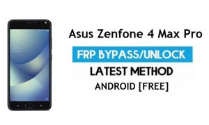 Asus Zenfone 4 Max Pro ZC554KL FRP-Bypass – Gmail-Sperre kostenlos entsperren