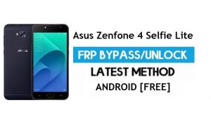 Bypass FRP Asus Zenfone 4 Selfie Lite ZB553KL – Buka kunci gmail Gratis