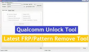 Ferramenta de desbloqueio Qualcomm Download grátis da ferramenta de remoção de FRP/padrão mais recente