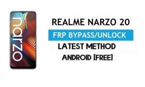 Realme Narzo 20 Android 11 FRP Baypas – Google Gmail'in Kilidini Açın [PC Yok]