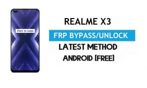 Bypass FRP Realme X3 Android 11 – Buka kunci Google Gmail Tanpa PC