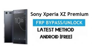 Sony Xperia XZ Premium FRP 우회 – Gmail 잠금 해제 Android 9.0