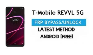 T-Mobile REVVL 5G FRP PC'siz Baypas - Google'ın Kilidini Aç [Android 10]