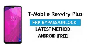 T-Mobile Revvlry Plus PC'siz FRP Bypass - Google Android 9'un kilidini açın