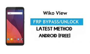 Wiko View FRP Bypass – Sblocca il blocco Gmail Android 7.1 senza PC