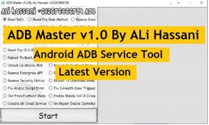 ADB Master v1.0 By ALi Hassani - Android ADB Servis Aracı Son Sürüm İndir