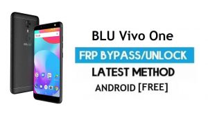 BLU Vivo One FRP Bypass – Unlock Google Gmail lock Android 7.1 no PC