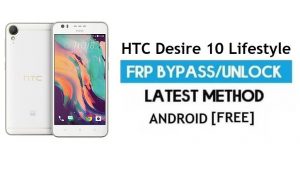 PC 없이 HTC Desire 10 라이프스타일 FRP 우회 - Gmail Android 6 잠금 해제