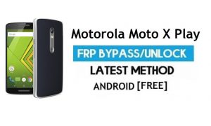 Motorola Moto X Play FRP 우회 Android 7.1 – Google Gmail 잠금 해제