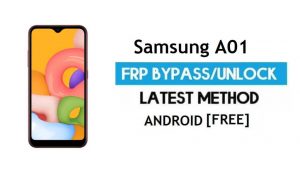 Unlock Samsung A01 SM-A015F/G/M Android 11 FRP Google GMAIL lock