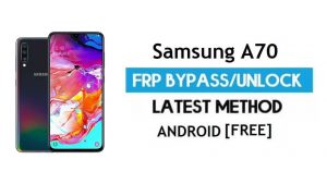 Buka kunci Samsung A70 SM-A705 Android 11 FRP Google GMAIL lock (Baru)