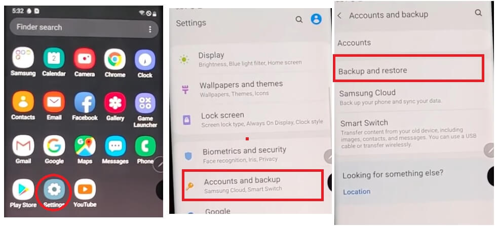 Tap Backup & Restore to Samsung Android 11 FRP Bypass | Remove Google Verification With Computer