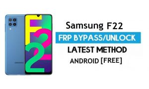 Samsung F22 (SM-E225F) FRP Bypass Android 11 (Unlock Google Gmail)