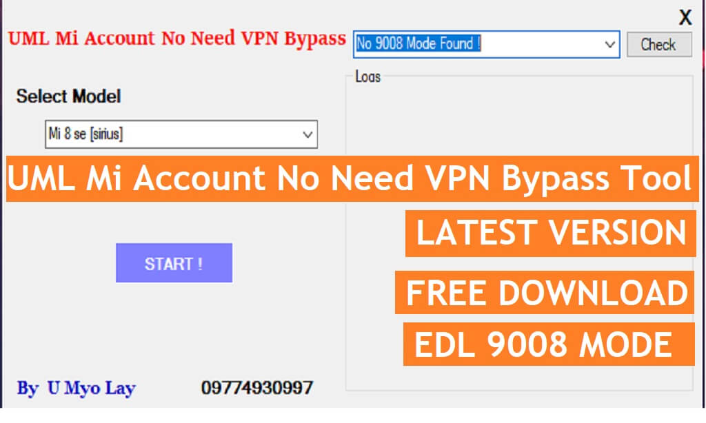 UML Mi 계정 필요 없음 VPN 우회 도구 다운로드 | 무료 Mi 잠금 해제 도구 -2021