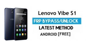 Lenovo Vibe S1 FRP Unlock/ Google Account Bypass | Android 6.0 (Without PC)