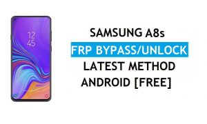 삼성 A8s SM-G8870 FRP 우회 구글 잠금 해제 안드로이드 9.0